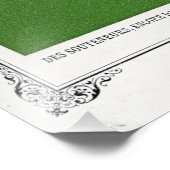 Alphonse Allais, April Fools, Groen, Abstracte kun Foto Afdruk (Hoek)