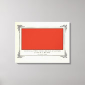 Alphonse Allais, April Fools, Rood, Abstracte kuns Canvas Afdruk (Voorkant)