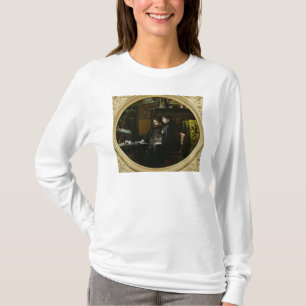 Alphonse Daudet en zijn vrouw in hun studie T-shirt