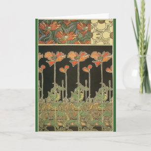 Alphonse Maria Mucha ~ Decoratifs Kaart