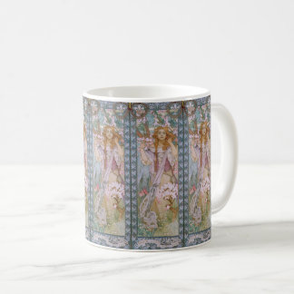 Alphonse Maria Mucha – Jugendstil Art nouveau Koffiemok