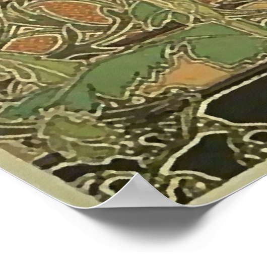 Alphonse Maria Mucha ~ Poster décoratif (Coin)