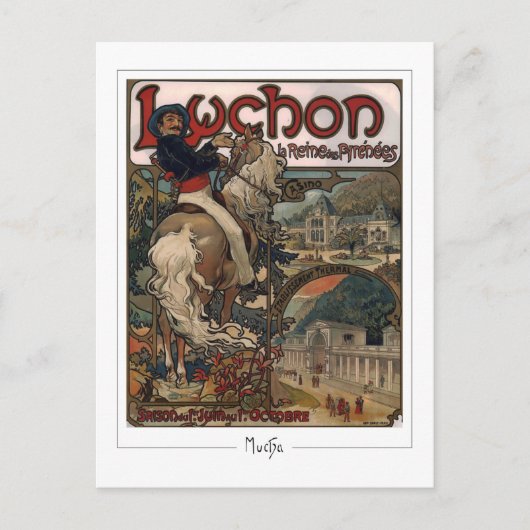 Alphonse Mucha #117 - Carte postale Art (Devant)