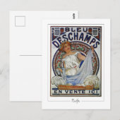 Alphonse Mucha #11 - Carte postale d'art fin (Devant / Derrière)