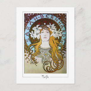 Alphonse Mucha #122 - Carte postale d'art fin