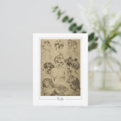 Alphonse Mucha #15 - Carte postale d'art fin (Debout devant)