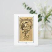 Alphonse Mucha #161 - Carte postale d'art fin (Debout devant)