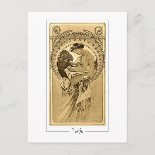 Alphonse Mucha #161 - Carte postale d'art fin (Devant)
