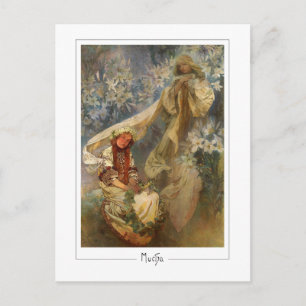 Alphonse Mucha #165 - Carte postale d'art fin