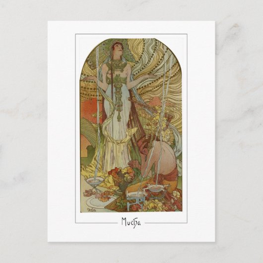 Alphonse Mucha #169 - Carte postale Art (Devant)
