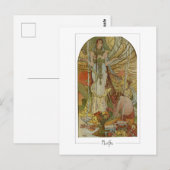 Alphonse Mucha #169 - Carte postale d'art fin (Devant / Derrière)
