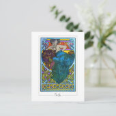 Alphonse Mucha #176 - Carte postale d'art fin (Debout devant)