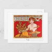 Alphonse Mucha #186 - Carte postale Art (Devant / Derrière)