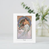 Alphonse Mucha #189 - Carte postale d'art fin (Debout devant)