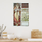 Alphonse Mucha. 1900 Poster (Keuken)