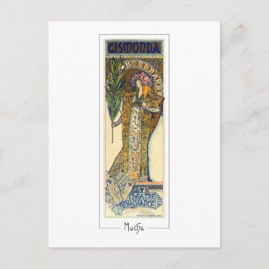 Alphonse Mucha #198 - Carte postale d'art fin (Devant)