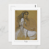 Alphonse Mucha #1 - Carte postale Art (Devant / Derrière)