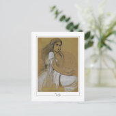 Alphonse Mucha #1 - Carte postale d'art fin (Debout devant)
