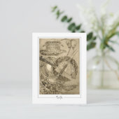 Alphonse Mucha #210 - Carte postale d'art fin (Debout devant)