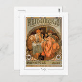 Alphonse Mucha #218 - Kunstkaart Briefkaart (Voorkant / Achterkant)
