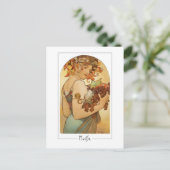 Alphonse Mucha #220 - Carte postale d'art fin (Debout devant)
