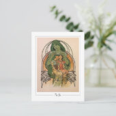 Alphonse Mucha #232 - Carte postale d'art fin (Debout devant)