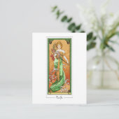 Alphonse Mucha #247 - Carte postale d'art fin (Debout devant)