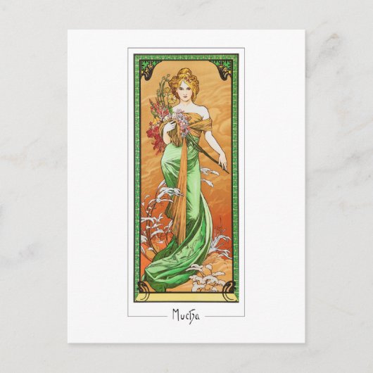 Alphonse Mucha #247 - Carte postale d'art fin (Devant)