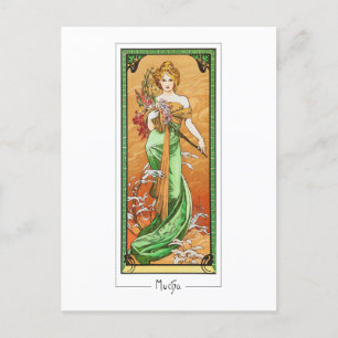 Alphonse Mucha #247 - Kunstmatig Briefkaart