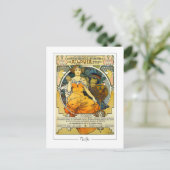 Alphonse Mucha #248 - Carte postale d'art fin (Debout devant)