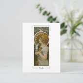 Alphonse Mucha #260 - Carte postale d'art fin (Debout devant)