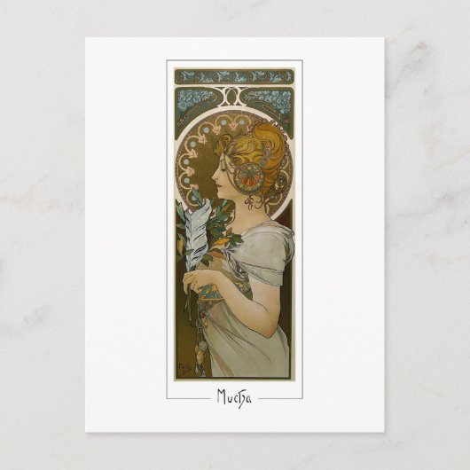 Alphonse Mucha #260 - Carte postale d'art fin (Devant)