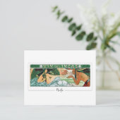 Alphonse Mucha #273 - Carte postale d'art fin (Debout devant)