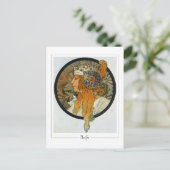 Alphonse Mucha #281 - Carte postale d'art fin (Debout devant)