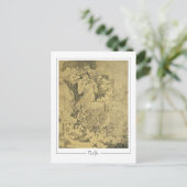 Alphonse Mucha #285 - Carte postale d'art fin (Debout devant)
