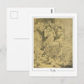 Alphonse Mucha #285 - Carte postale d'art fin (Devant / Derrière)