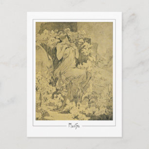 Alphonse Mucha #285 - Carte postale d'art fin
