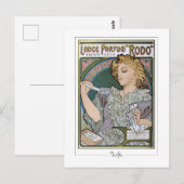 Alphonse Mucha #2 - Carte postale d'art fin (Devant / Derrière)