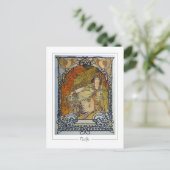Alphonse Mucha #300 - Carte postale d'art fin (Debout devant)