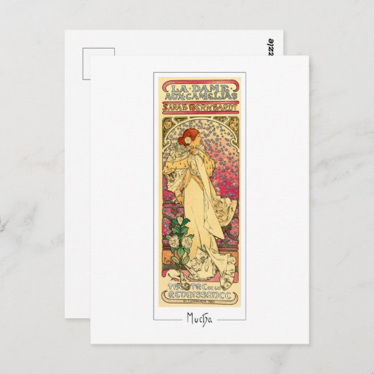 Alphonse Mucha #302 - Carte postale Art (Devant / Derrière)