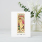 Alphonse Mucha #302 - Carte postale d'art fin (Debout devant)