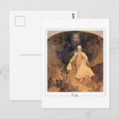Alphonse Mucha #328 - Carte postale d'art fin (Devant / Derrière)