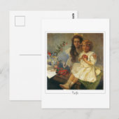 Alphonse Mucha #331 - Carte postale d'art fin (Devant / Derrière)