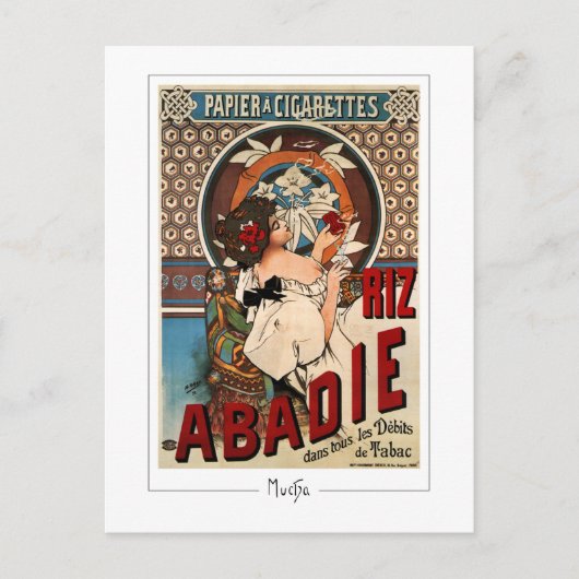 Alphonse Mucha #339 - Kunstmatig Briefkaart (Voorkant)