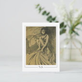 Alphonse Mucha #354 - Carte postale d'art fin (Debout devant)