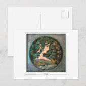 Alphonse Mucha #370 - Carte postale d'art fin (Devant / Derrière)