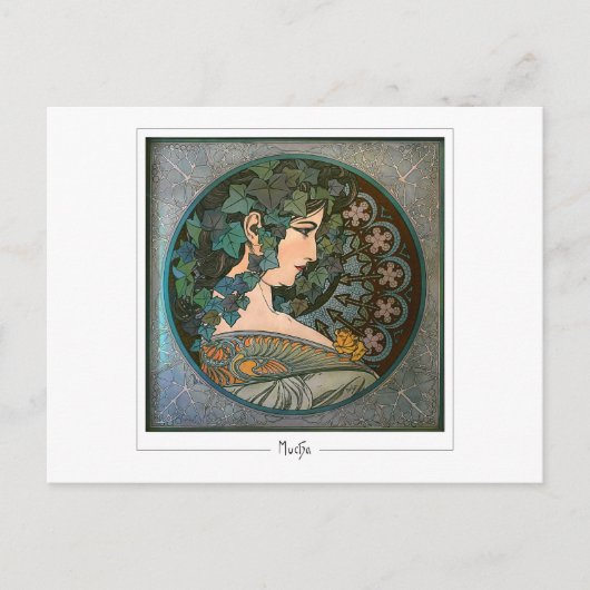 Alphonse Mucha #370 - Carte postale d'art fin (Devant)