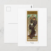 Alphonse Mucha #371 - Carte postale d'art fin (Devant / Derrière)
