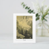 Alphonse Mucha #404 - Carte postale d'art fin (Debout devant)