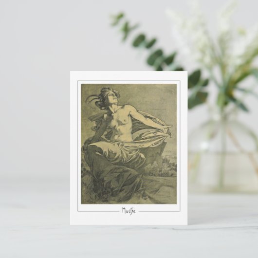 Alphonse Mucha #409 - Carte postale Art (Debout devant)
